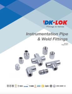 dk lok instrumentation pipe weld fittings catalog cover