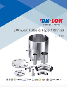 dk lok uhp tube pipe fittings sep.2017 catalog cover