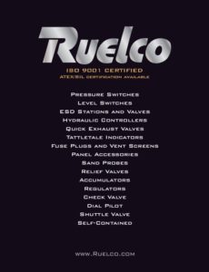 ruelco product sheet catalog cover